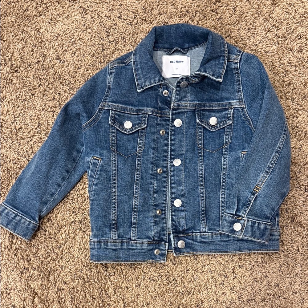 Jean jacket girls old navy 4t